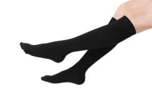 Black Knee High Compression Stockings - 3 Pairs 15-21 mmHg Quality